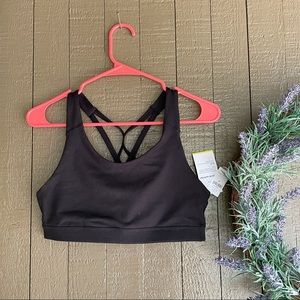 NWT Black Sports Bra